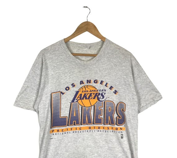Champion LA Lakers Vintage NBA Jacket Size Large Pullover Stitched Logos  RARE