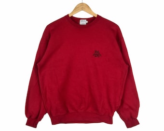 Vintage University!!! Vintage UNIVERSITY CALIFORNIA LOS Angeles Crewneck Sweatshirt Medium Size Red Colour