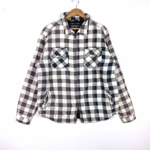 Rare!!! The Famous STUSSY USA CALIFORNIA Checkerboard Design Longsleeve Shirt Extra Large Size