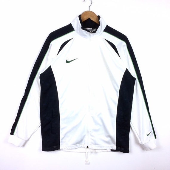 nike swoosh jacket white