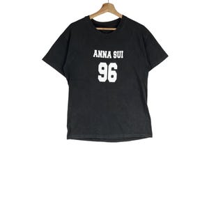 American Fashion Designer!!! Vintage 1996 Og ANNA SUI 96 Crewneck T-Shirt Medium Size