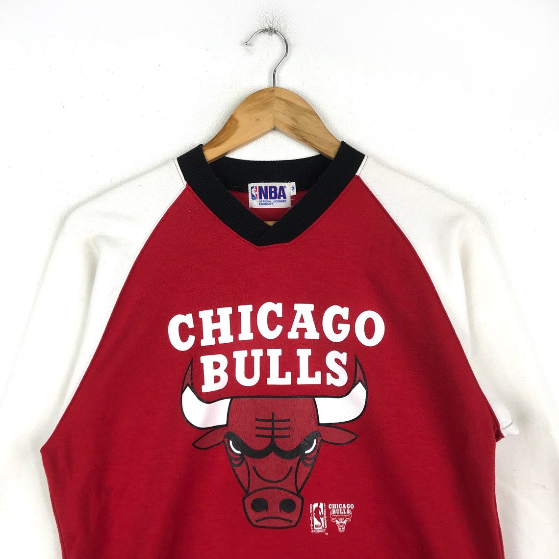 Rare Vintage NBA CHICAGO BULLS Big Logo Original Trademark Colour 160 ...