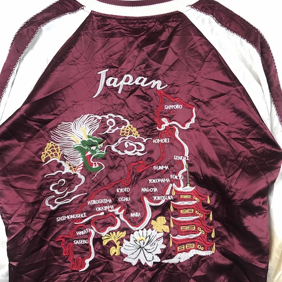 SAPEur® 取外す REVERSIBLE SOUVENIR JKT パープル/レッド