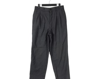 Diseñador japonés!!! Vintage AD1991 COMME Des GARCONS Homme Deux Slack Pant Pantalones formales hechos en Japón de gran tamaño