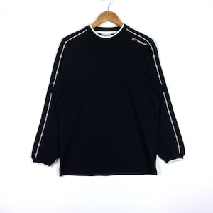 ¡¡¡Raro!!! Vintage REEBOK SPORTSWEAR CLASSIC Crewneck sudadera negro color grande