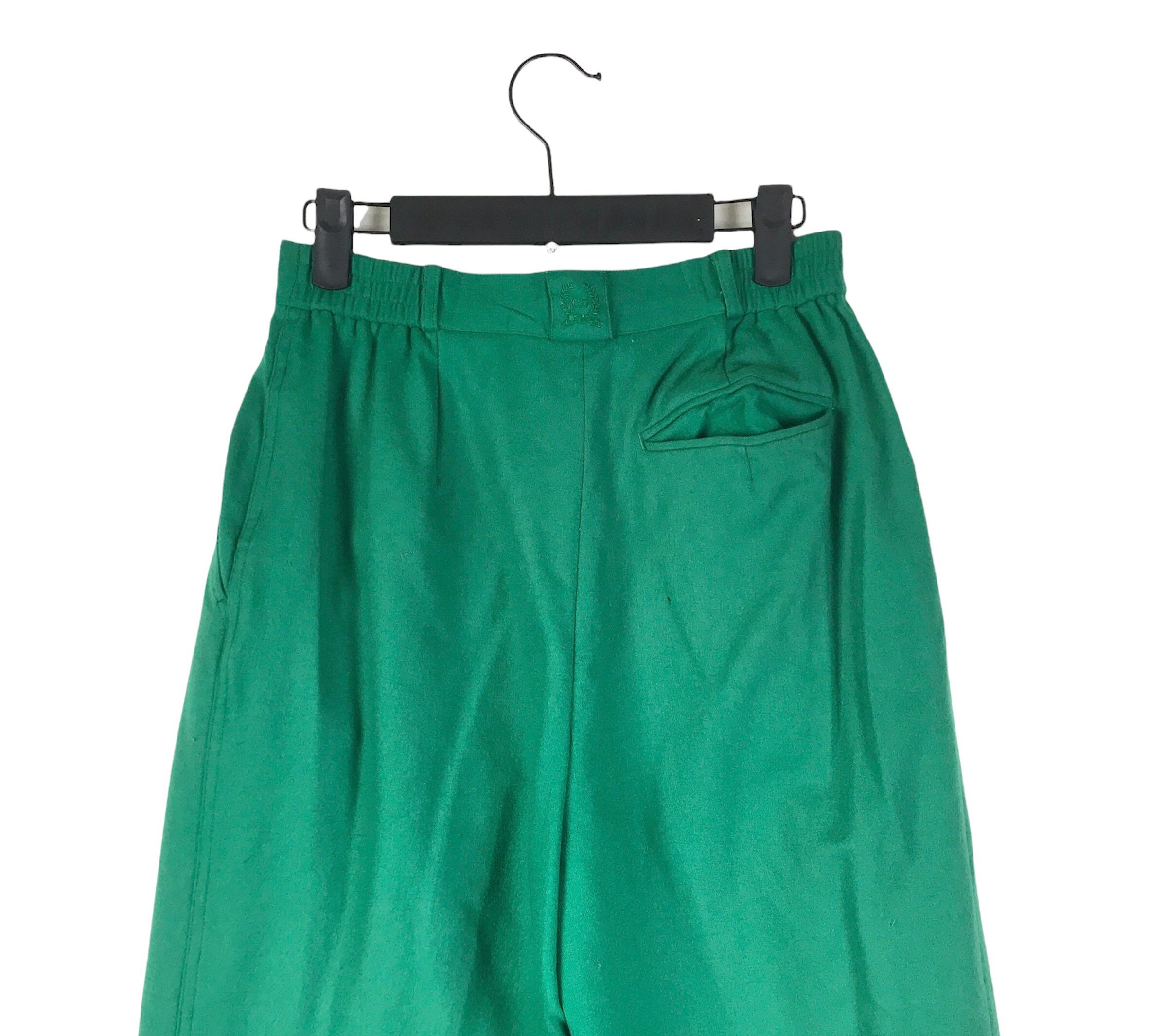 Christian Dior SPORTS Wool Shorts Khaki-green M