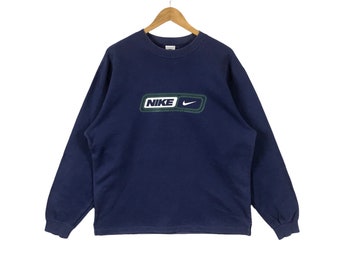 Selten!!! Vintage NIKE SWOOSH SPORTSWEAR Nike Just Do It Crewneck Pullover Große Größe
