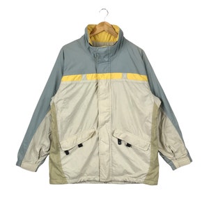 Rare!!! Vintage NIKE ACG SWOOSH Sportswear Long Windbreaker Jacket Multipocket Large Size