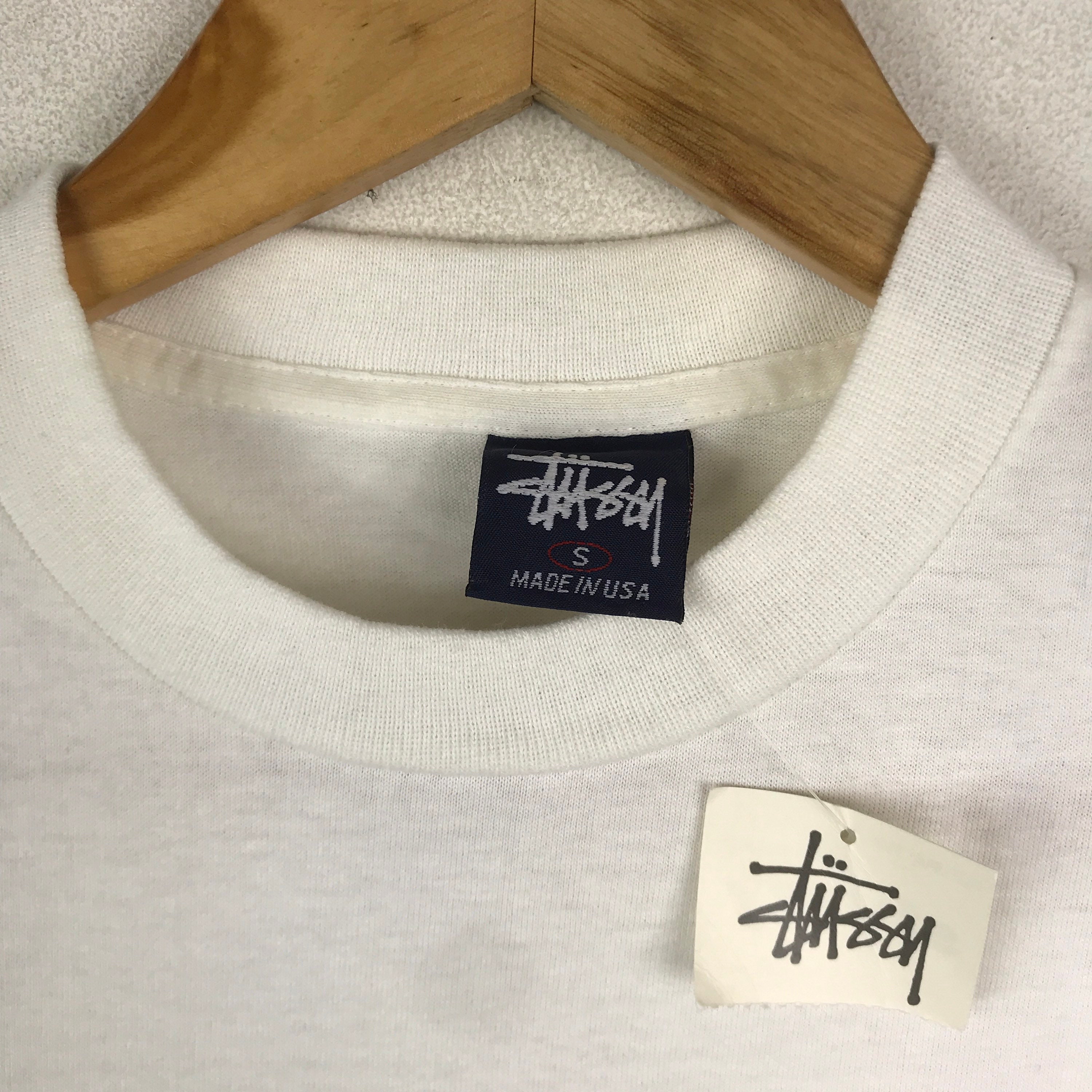 One of Top Collection Vintage 90s OG Deadstock With Tag STUSSY 
