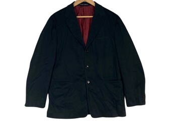 ¡Archivo de diseñador de moda francés! Blazer vintage GAULTIER HOMME OBJET de Jean Paul Gaultier para hombre, talla mediana.
