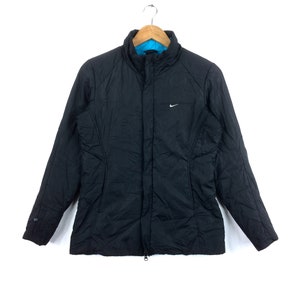 Rare!!! The Famous NIKE SWOOSH SPORTSWEAR Small Logo Light Puffer Windbreaker Small Size For Women