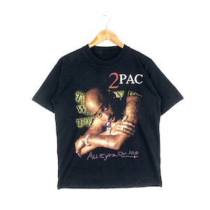 Quarto álbum de estúdio!!! Camiseta vintage 1998 AMERICAN Rapper TUPAC SHAKUR (2Pac) All Eyez On Me Thug Life por Noel Graphics