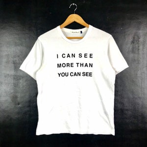 Rare!!! The Famous Japanese Brand UNDERCOVER Jun Takahashi SS17 I Can See More Than You Can See T-Shirt Made in Japan
