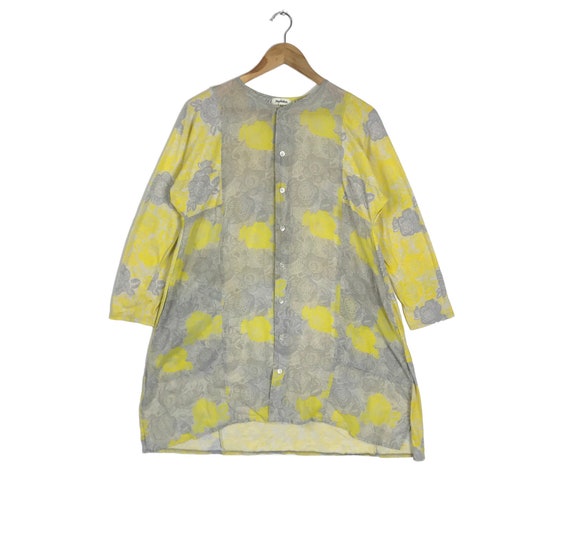 プランテーション　イッセイミヤケ　花柄　ジャガード　コットン　ワンピース プランテーション イッセイミヤケ 花柄 ジャガード コットン