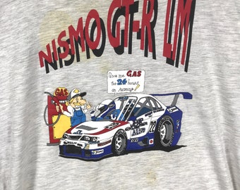 レア!!!ヴィンテージ NISSAN NISMO MOTORSPORTS Gtr-Lm クルーネックT 