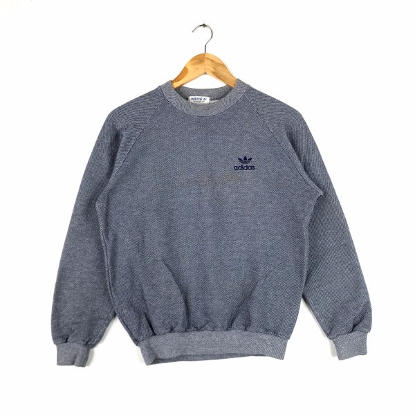 Rare!!! The Brand With The Three Stripes VINTAGE ADIDAS TREFOIL Small Logo Sweatshirt Small Size