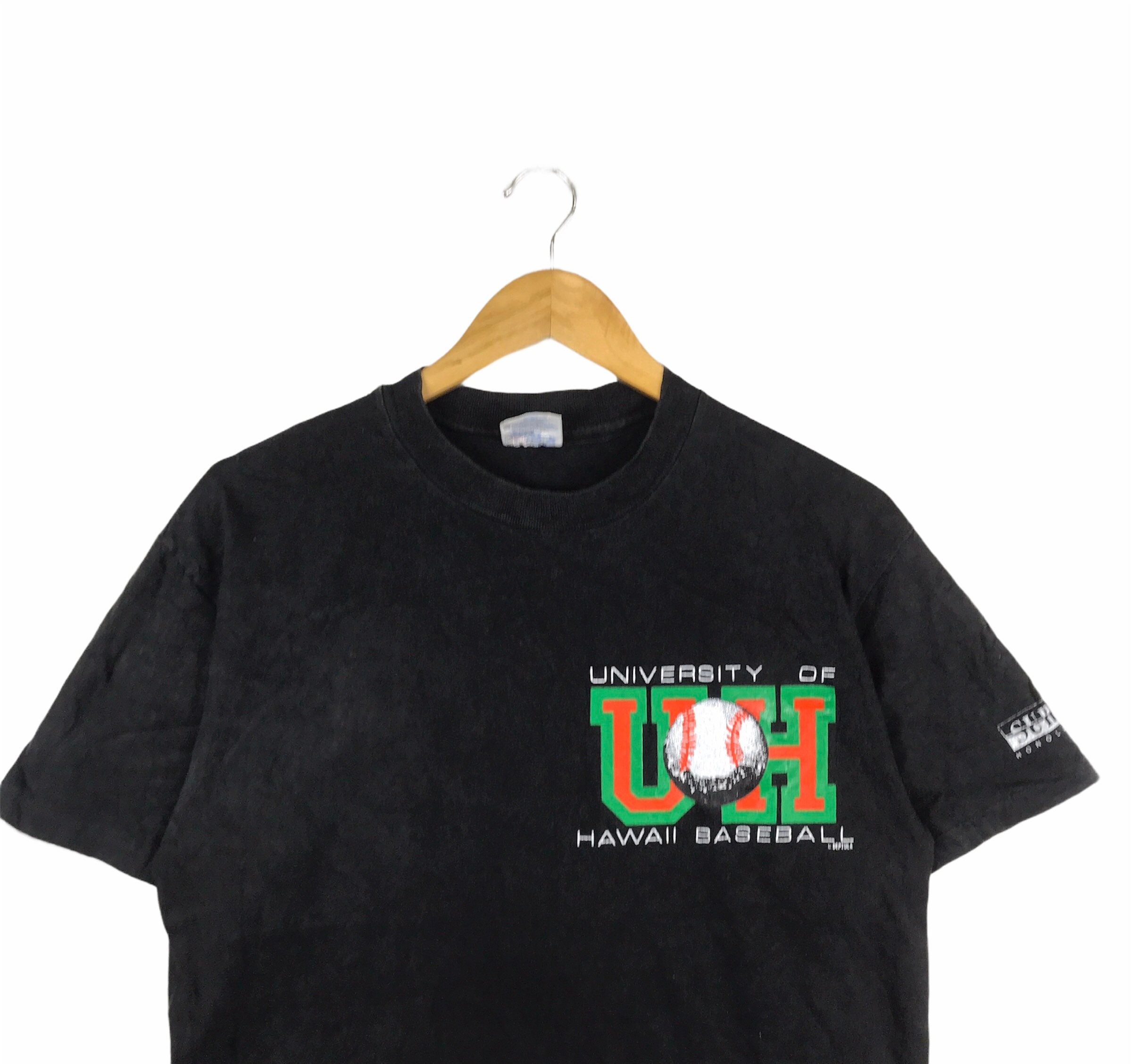 Béisbol Vintage UNIVERSITY OF HAWAII BASEBALL Honolulu Camiseta de