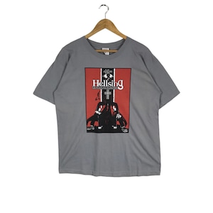 Japanese Manga!!! Vintage y2k HELLSING By KOUTA HIRANO Anvil T-Shirt Large Size