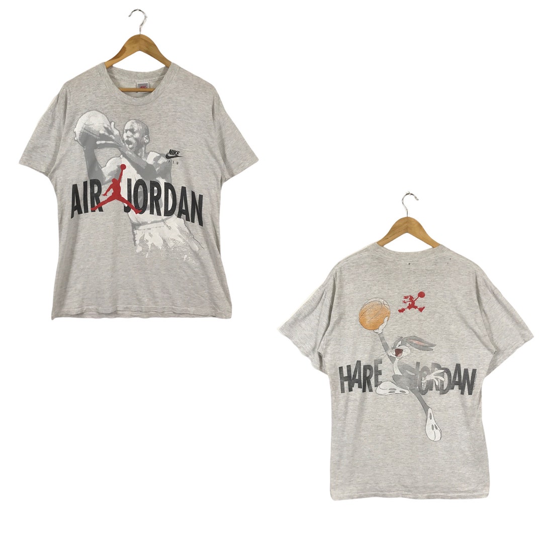 90s NIKE BUGSBUNNYinHARE JORDAN Tシャツ☆645 VINTAGE NIKE HARE JORDAN LOONEY TUNES BUGS BUNNY T-SHIRT