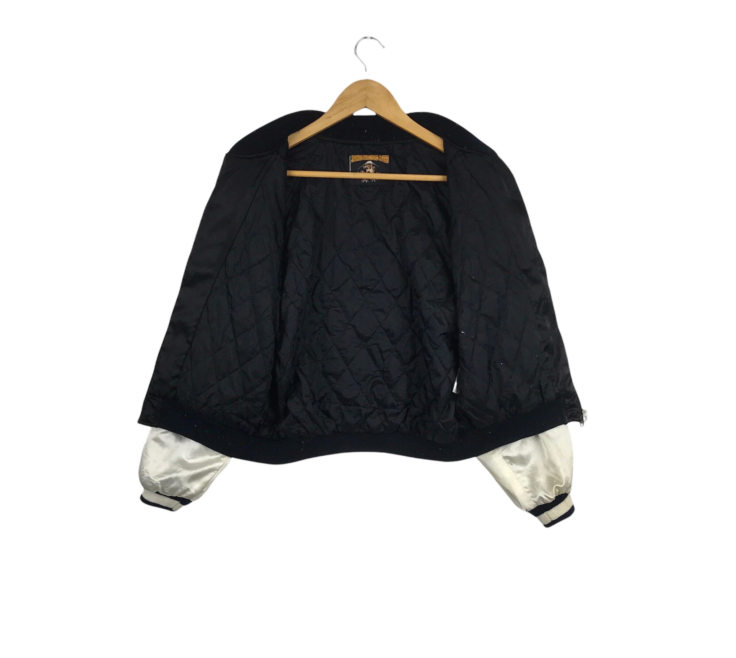Souvenir Jacket!!! Vintage SUKAJAN EAGLE DRAGON Artwork