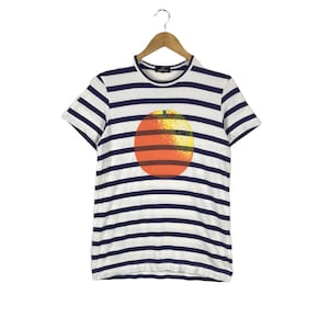 Japanische Marke!!! AD2010 COMME des GARÇONS Tricot by Rei Kawakubo Made in Japan Streifen T-Shirt Medium Size