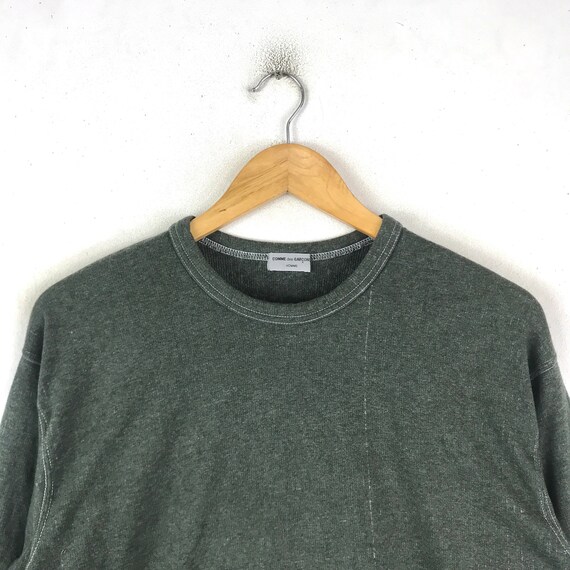 COMME des GARÇONS HOMME AD1998 knit Comme Des Gar Ons Homme AD1998 Knit Charcoal Wool Ribbed
