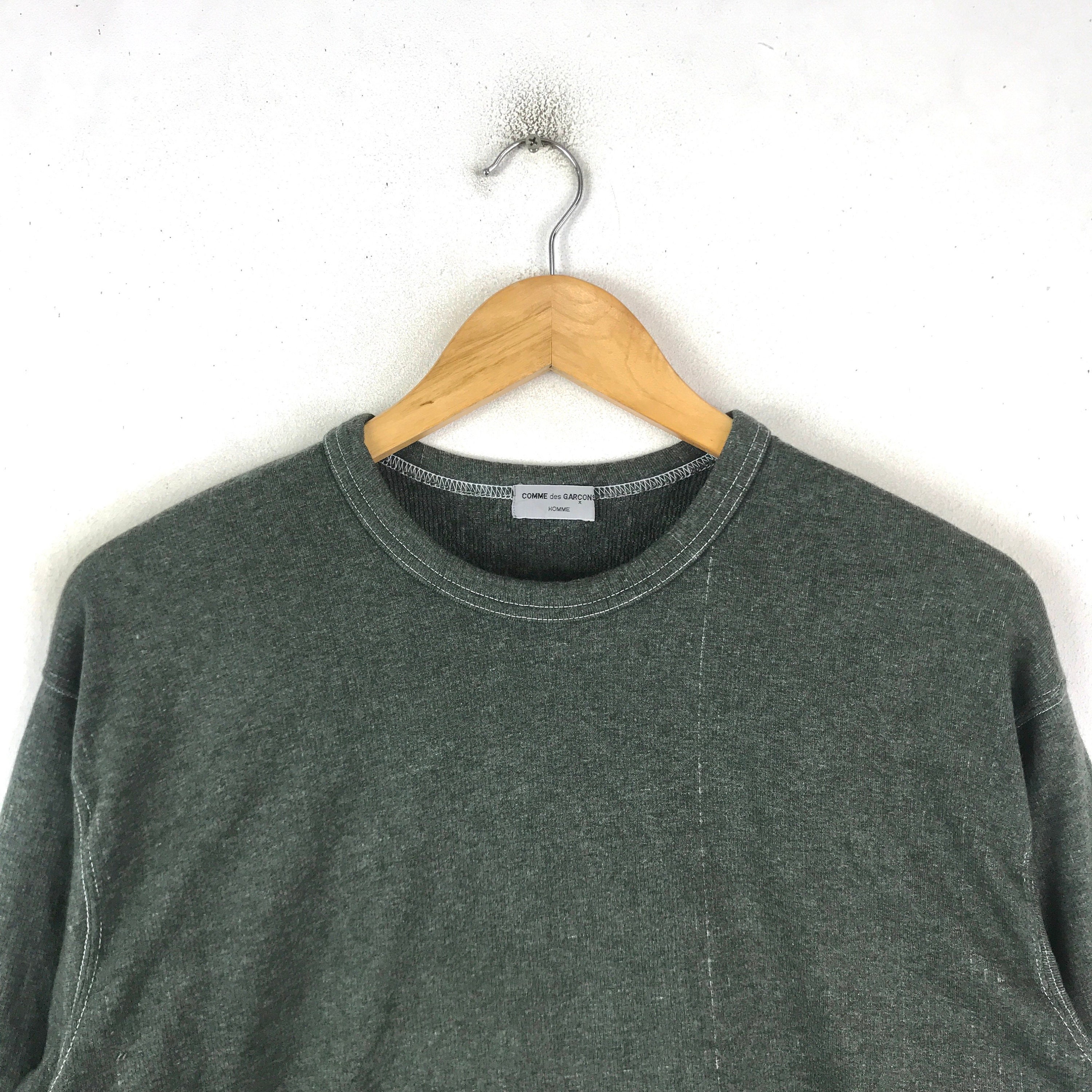 COMME des GARÇONS HOMME AD1998 knit Comme des Garçons Homme Cardigan Knit Gray Men's AD1998
