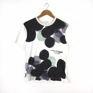 Rare!!! S17102 The Famous Japanese Brand COMME DES GARCONS Fullprint T-Shirt Made In Japan