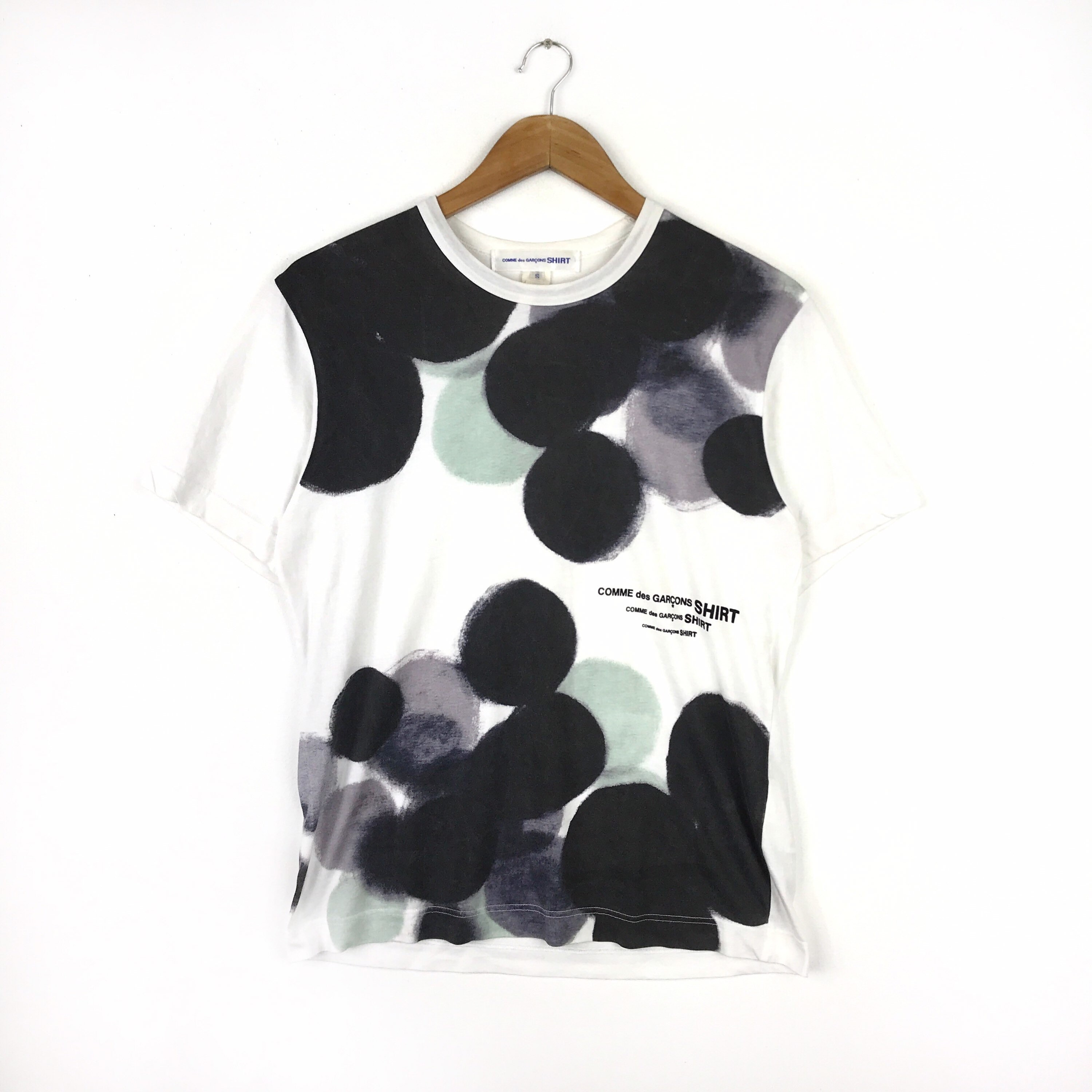 Raro S17102 La famosa marca japonesa COMME DES GARCONS Fullprint camiseta hecha en Japon Etsy Mexico