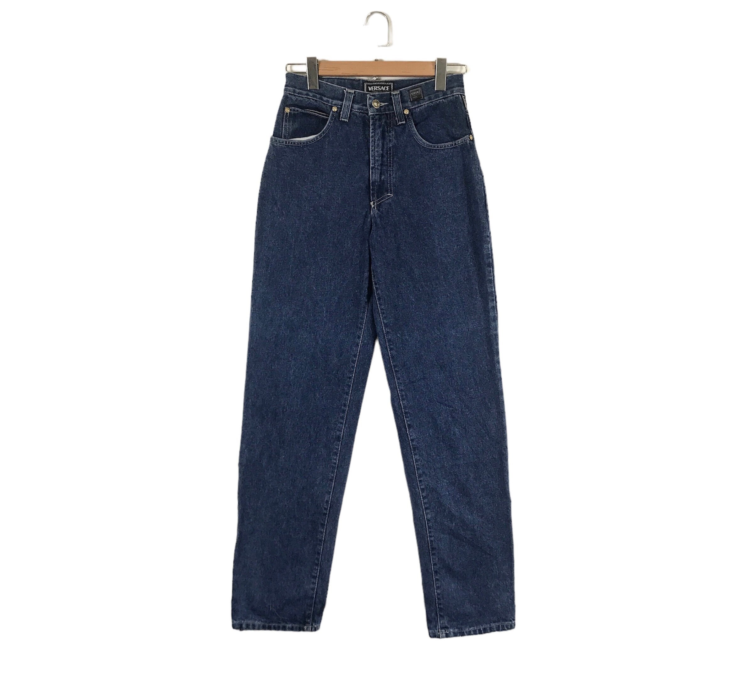 配送員設置 Vintage Luxury!!! VERSACE Italy in Made Medusa COUTURE JEANS パンツ