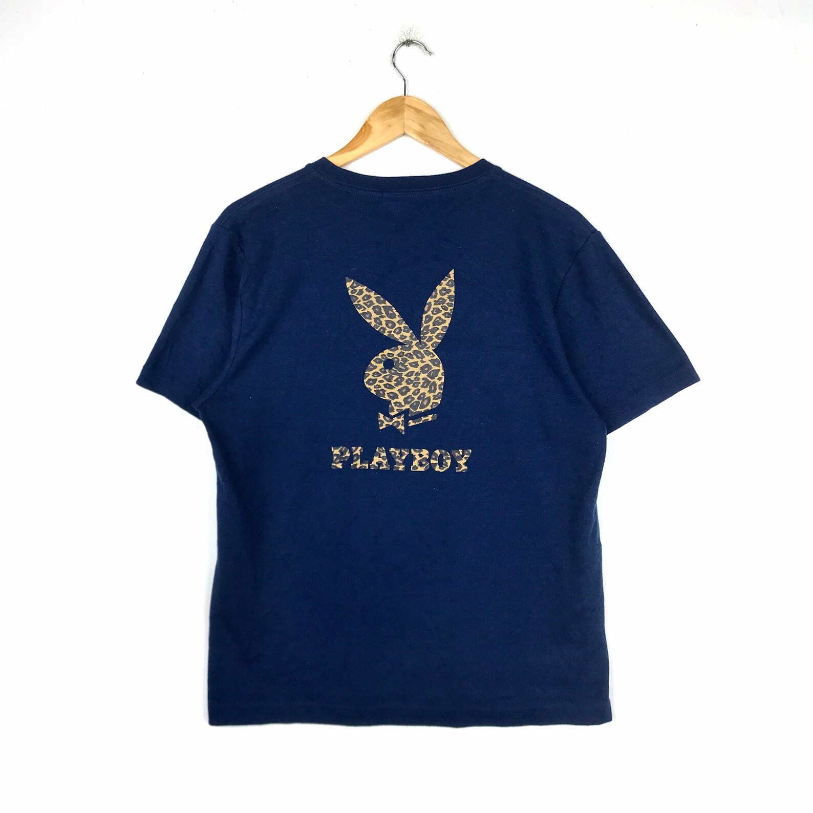 Rare Vintage PLAYBOY BIG BUNNY Crewneck T-Shirt Dark Blue | Etsy