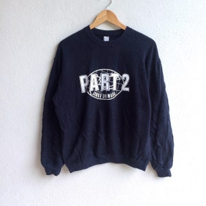 Rare!!! Vintage JAPANESE JUNKO SHIMADA Part 2 Big Logo Sweatshirt Black Colour Medium Size