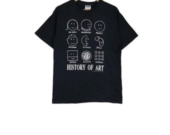 Vintage History of Art Tshirt - Etsy