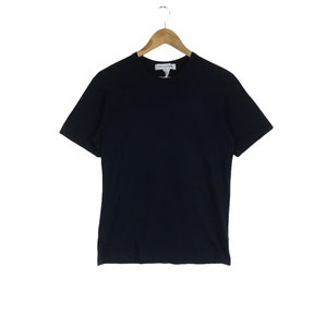 Rare!!! The Famous Japanese Brand COMME DES GARCONS Rei Kawakubo Plain T-Shirt Made in Turkey Medium Size