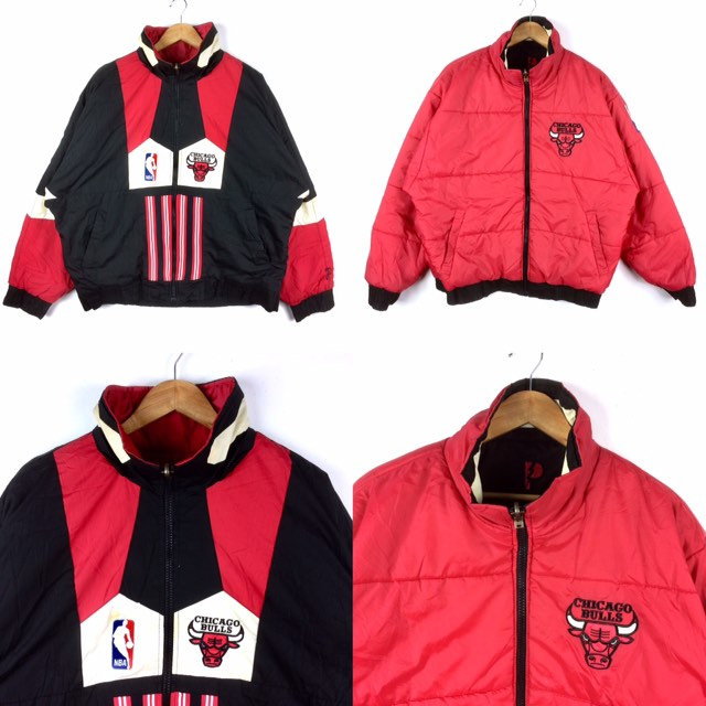 Vintage Proplayer Chicago Bulls Pullover Half Zip Jacket NBA 