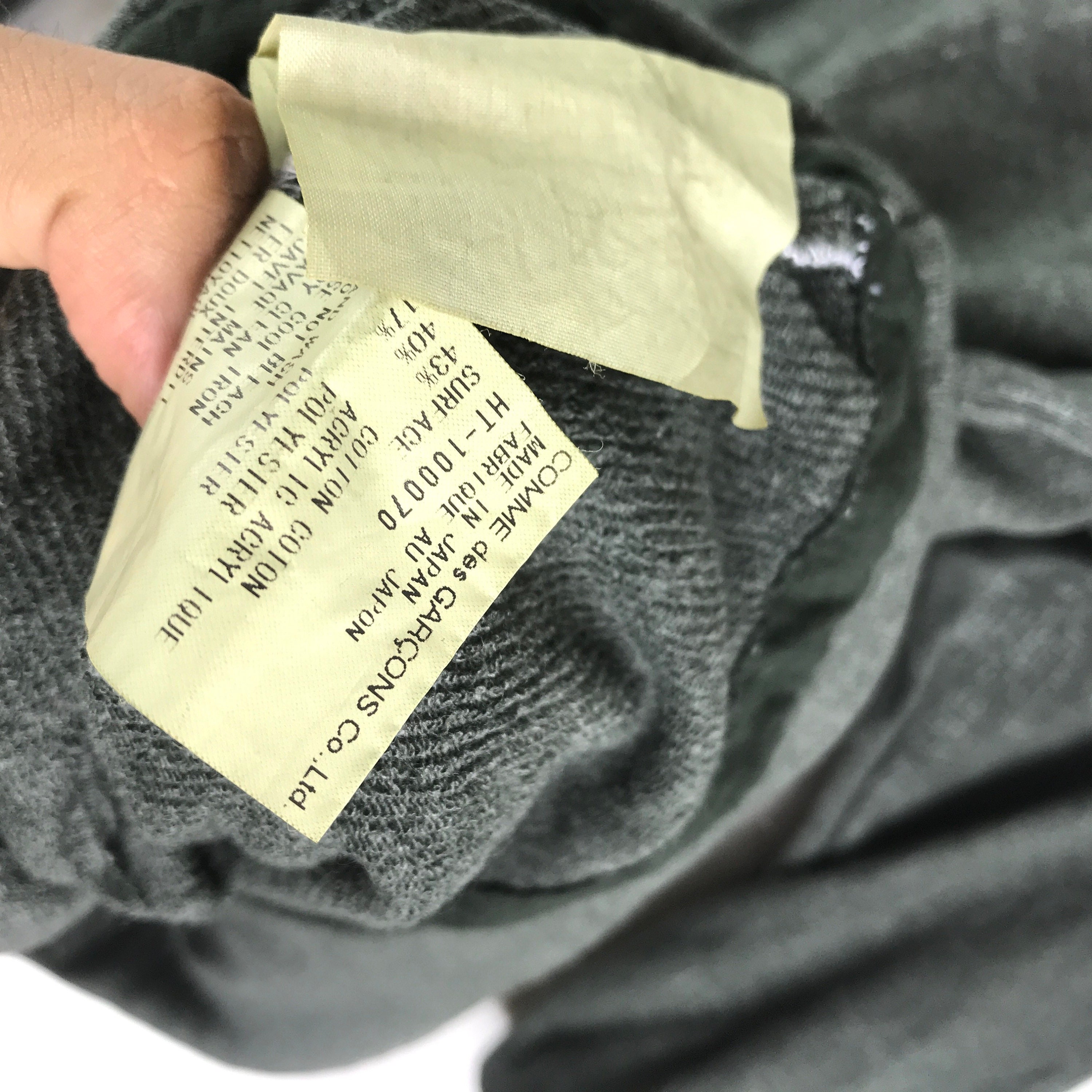 COMME des GARÇONS HOMME AD1998 knit 1994 AW Comme Des Garcons Homme Plus Full Length Knit Blue