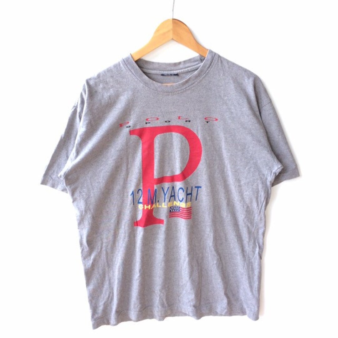 Rare Vintage POLO SPORT USA Yatch Bootleg Tshirt Grey Etsy