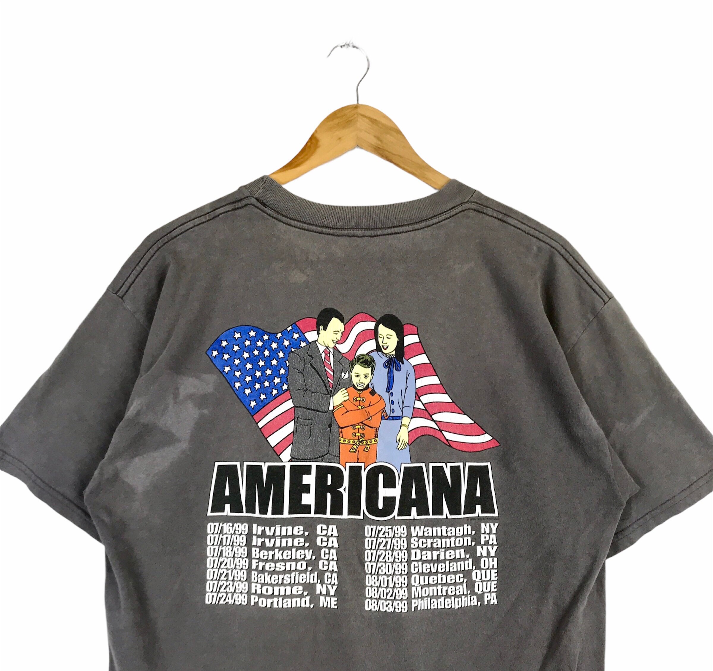 ロックバンド!!! ヴィンテージ 1999 バンド T シャツ THE