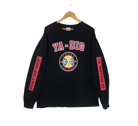 Missing Tyrese Hill!!! Vintage CROSS COLOURS YA Dig Rap Tee Hip