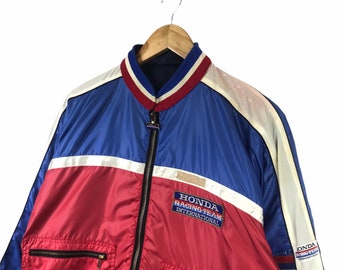 ホンダレーシングチーム 80sヴィンテージ リバーシブルジャケット M 日本製 モータースポーツ カテゴリ,HONDA・HRC,ウェア,ジャケット