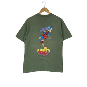 Hip Hop!!! Vintage BIGS WORLD HIPHOP Rapper Musik T-Shirt Mittelgroß