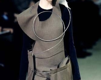 Colección Pasarela!!! Vintage AD1998 JUNYA WATANABE Comme Des Garçons Jersey de manga larga de lana