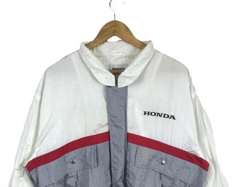 レーシングジャケット!!! ヴィンテージ HONDA RACING TEAM ボンバー