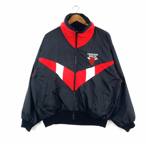 90's Chicago Bulls Starter NBA Windbreaker Jacket Size Medium – Rare VNTG