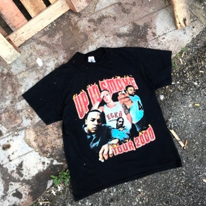 You Won’t See This Everyday!!! Vintage Hiphop 2000 UP IN SMOKE By Delta Tag T-Shirt Large Size