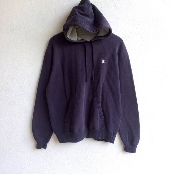 dark purple champion hoodie