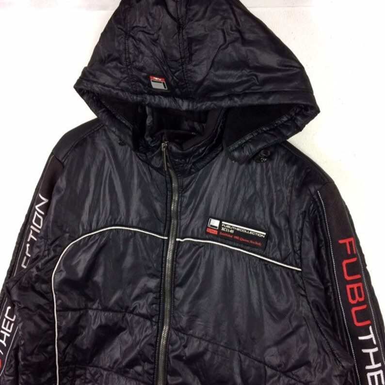 Vintage Hip Hop Swag FUBU THE COLLECTION Puffer Jacket Extra Large Size Rare!!