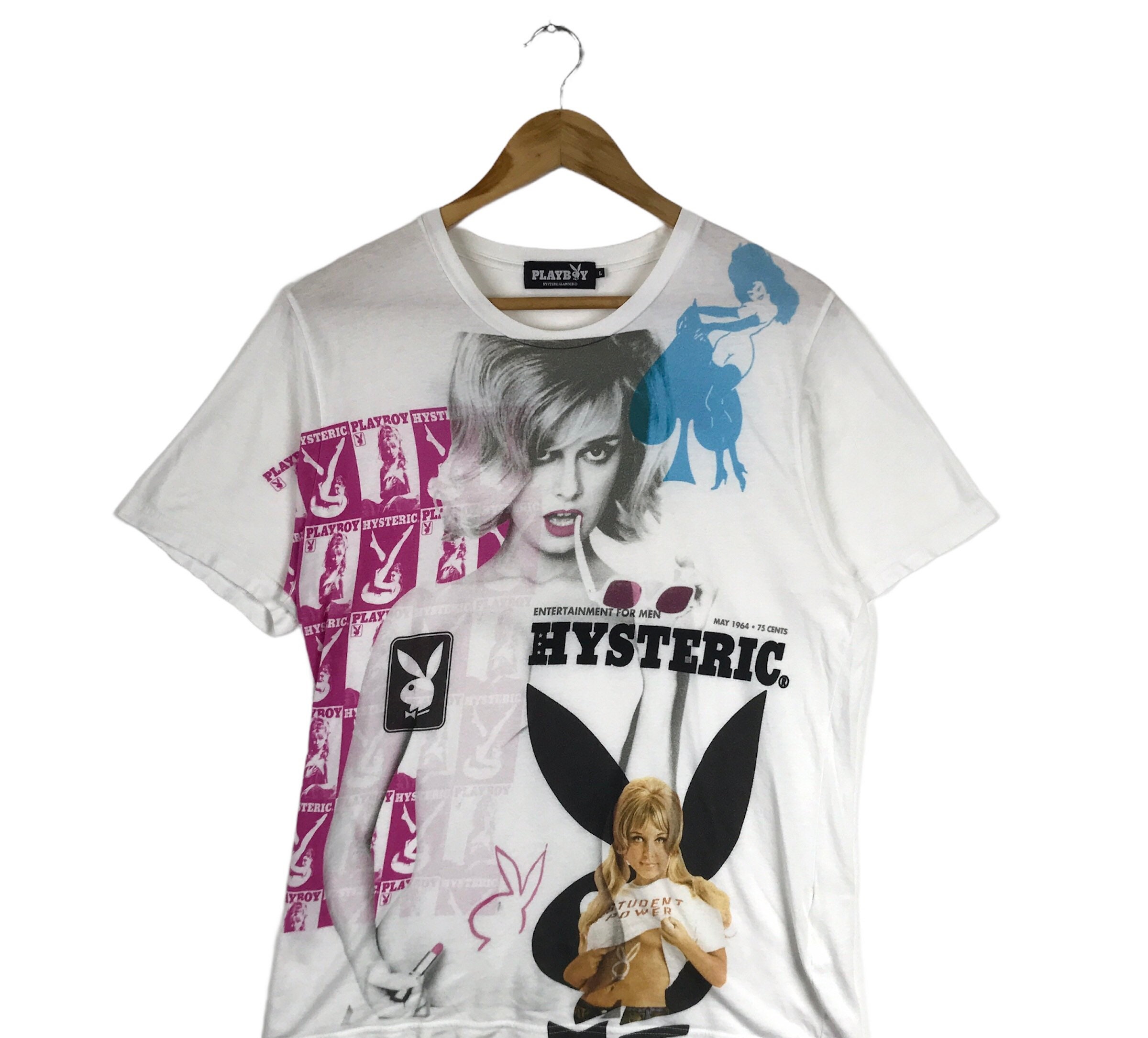 HYSTERIC GLAMOUR×PLAYBOY デザインTシャツ コットン www.poltekkes