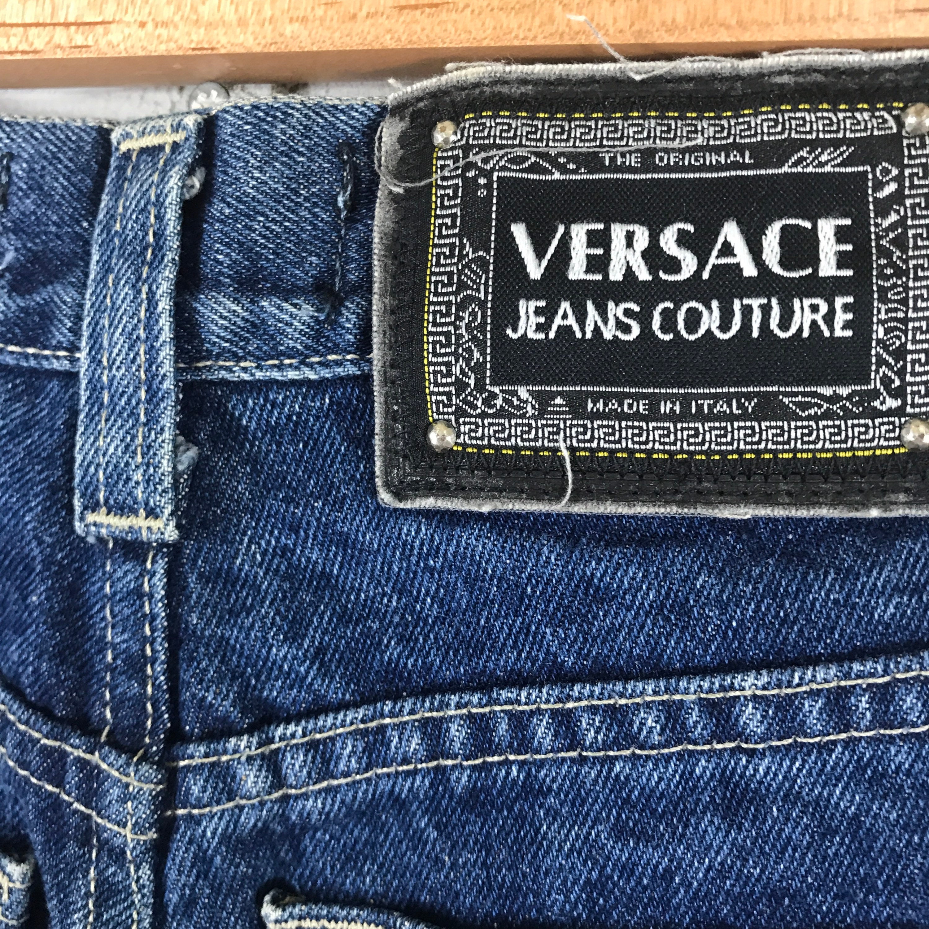 高級!!! ヴィンテージ VERSACE JEANS COUTURE メデューサ イタリア製 