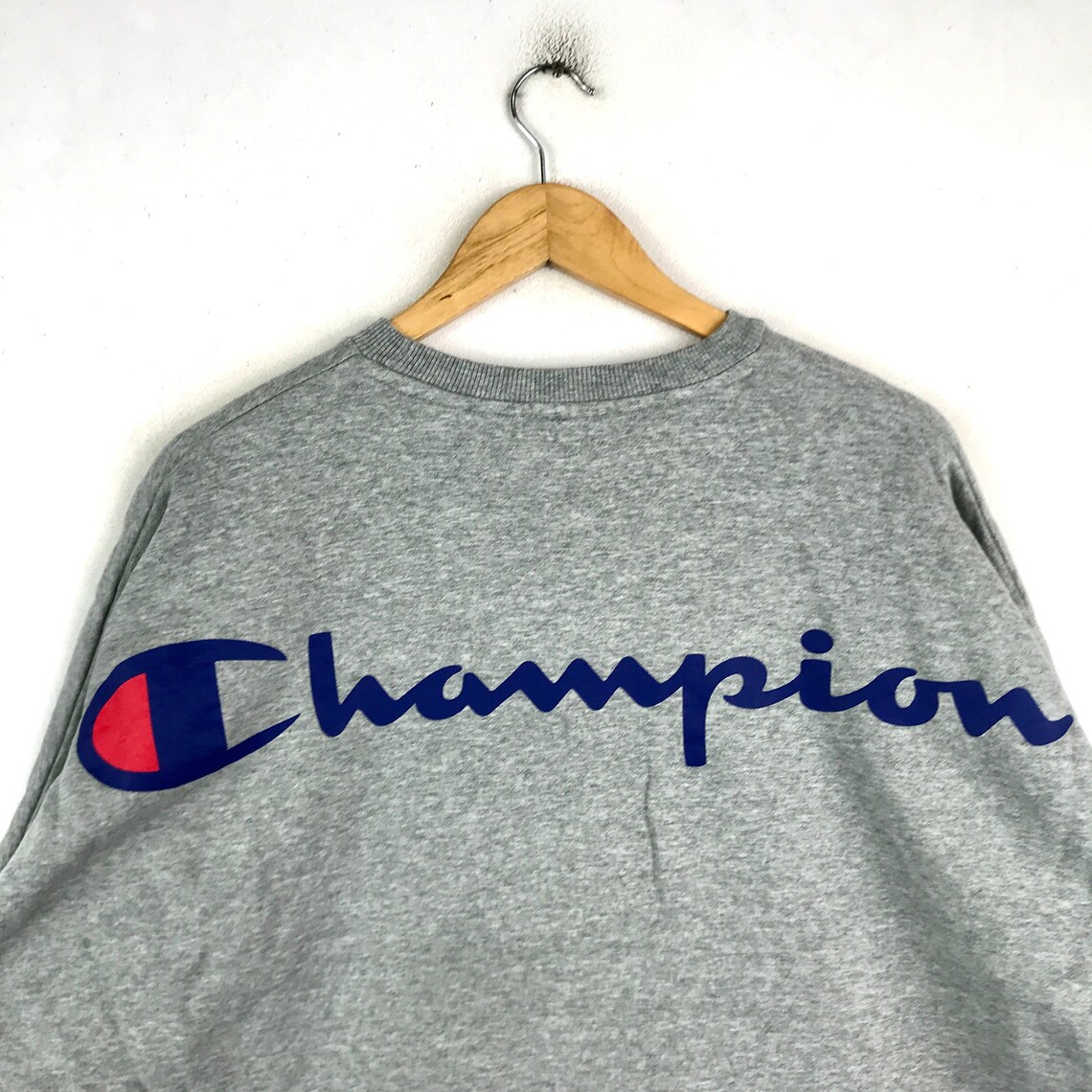 Rare Vintage CHAMPION AUTHENTIC AMERICAN Athletic Apparel Big Logo ...